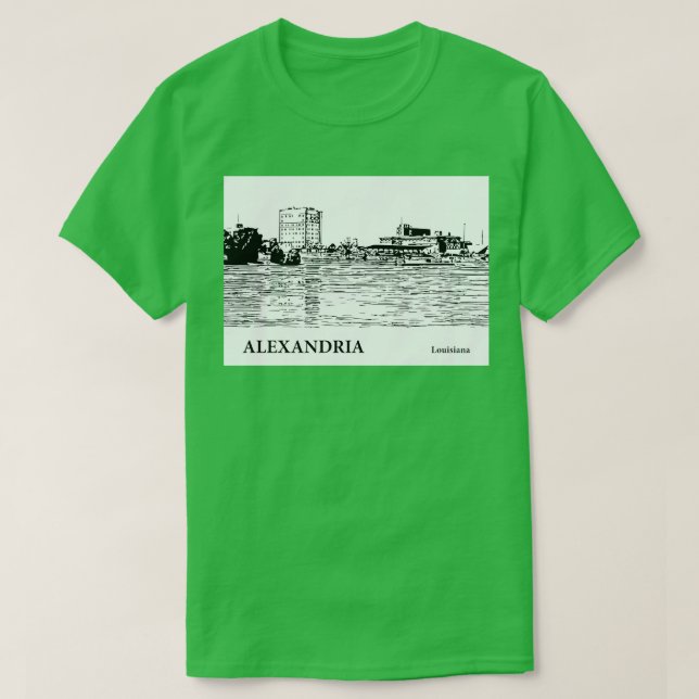 Alexandria Louisiana TShirt - 2 (Design Front)