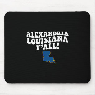 Alexandria Louisiana Y'all La Southern Accent Vaca Mouse Mat
