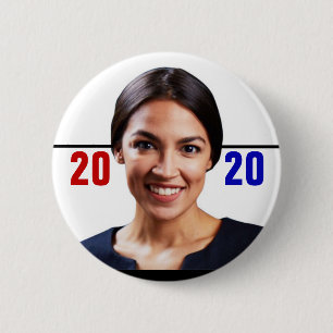 Alexandria Ocasio-Cortez 2020 6 Cm Round Badge