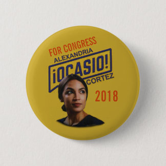 Alexandria Ocasio Cortez 6 Cm Round Badge