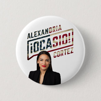 Alexandria Ocasio-Cortez 6 Cm Round Badge