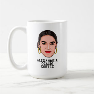 ALEXANDRIA OCASIO CORTEZ CUSTOM COFFEE MUG