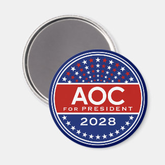 Alexandria Ocasio-Cortez for President 2028 Magnet