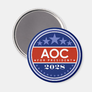 Alexandria Ocasio-Cortez for President 2028 Magnet