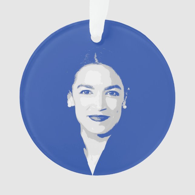 ALEXANDRIA OCASIO-CORTEZ ORNAMENT (Front)