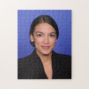 Alexandria Ocasio Cortez Portrait Jigsaw Puzzle