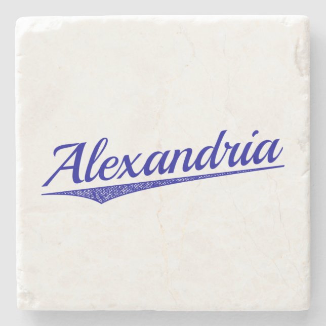 Alexandria Stone Coaster (Front)