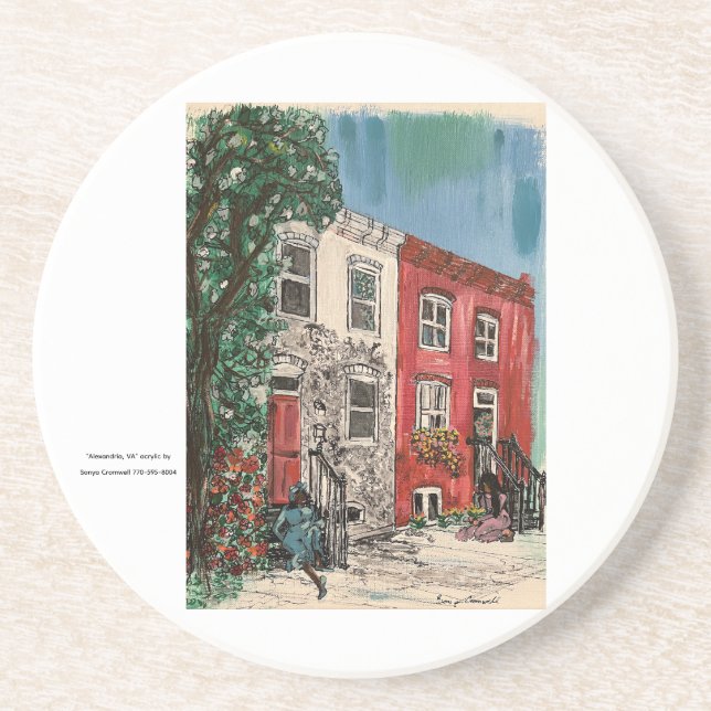 Alexandria, VA Coaster (Front)