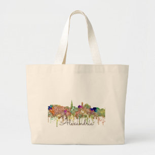 Alexandria, Virginia Skyline - Tote Bags