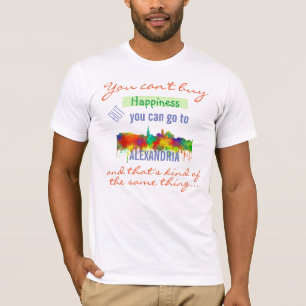 ALEXANDRIA, VIRGINIA SKYLINE - T'shirt T-Shirt