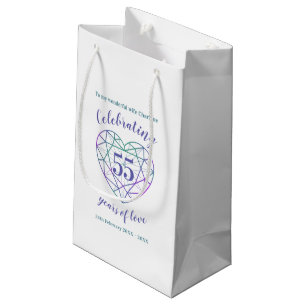 Alexandrite Anniversary 55 years of love gift bag