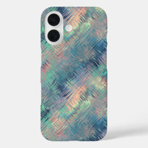 Alexandrite Blue Glassy Texture iPhone 16 Case