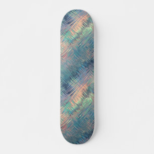 Alexandrite Blue Glassy Texture Skateboard
