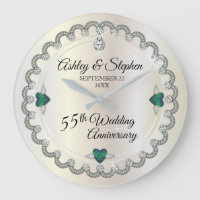Alexandrite Diamonds 55th Wedding Anniversary 