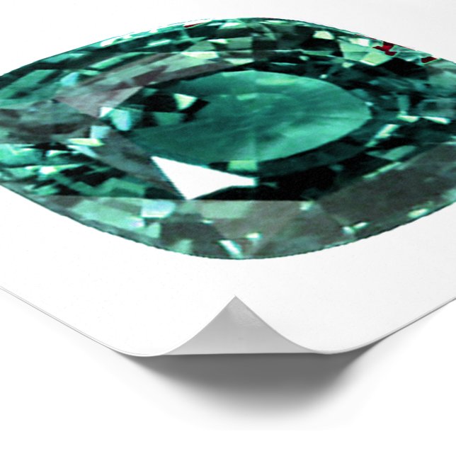 Alexandrite Gemstone Poster (Corner)