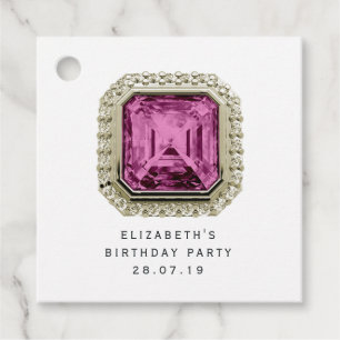 Alexandrite June Birthstone Favour Tags