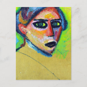Alexej von Jawlensky Woman's Face Postcard