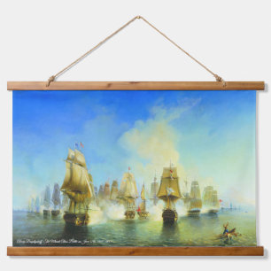 Alexey Bogolyuboff. The Mount Athos Battle... Hanging Tapestry