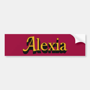 Alexia Bumper Sticker