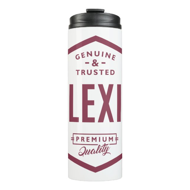 Alexis Personalised Name Birthday Gift Thermal Tumbler (Front)