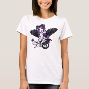 "Alexis" Purple Angel T-Shirt