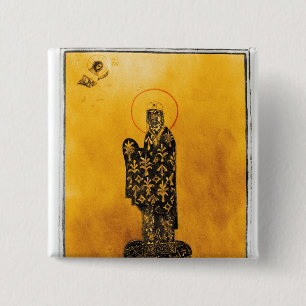 Alexius I Comnenus , Byzantine emperor 2 15 Cm Square Badge