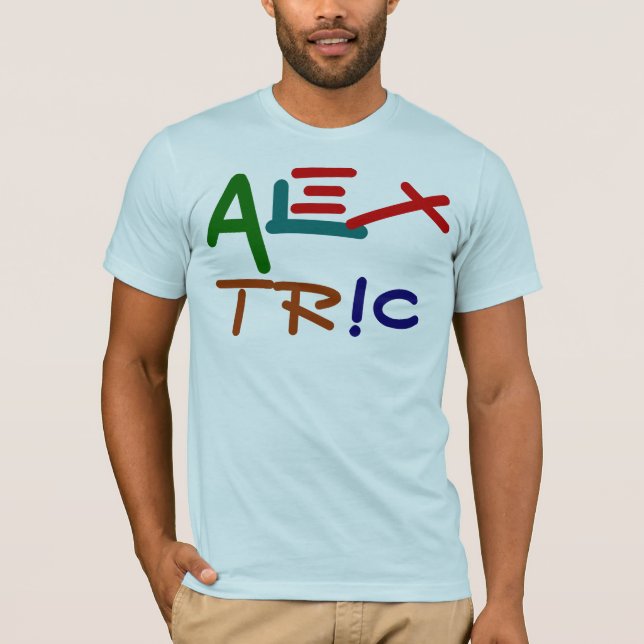 alextrics colourful T-Shirt (Front)