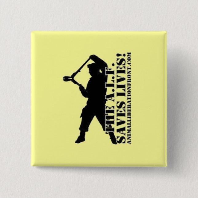 ALF Saves Lives 15 Cm Square Badge (Front)