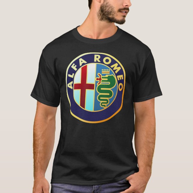 Alfa Romeo - Classic Car Logos Classic T-Shirt (Front)