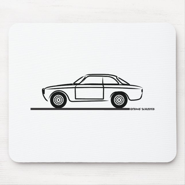 Alfa Romeo GTA GTV T-Shirt Mouse Mat (Front)