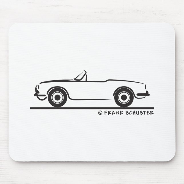 Alfa Romeo Guilietta Spider Mouse Mat (Front)