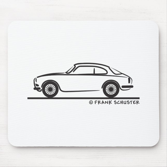 Alfa Romeo Guilietta Sprint Coupe Mouse Mat (Front)
