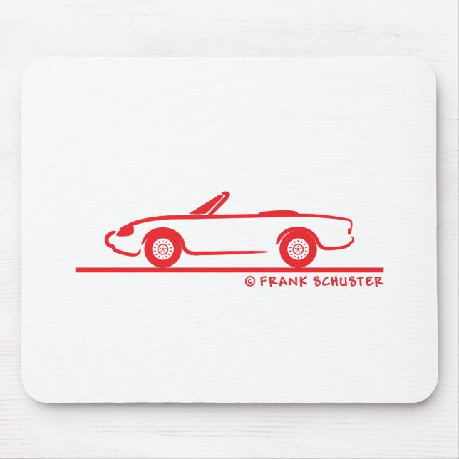 Alfa Romeo Spider Duetto Mouse Mat (Front)