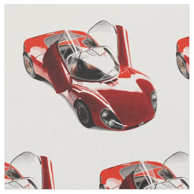 Alfa Romeo Tipo 33 Fabric (Close Up)