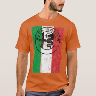 Alfa Romero Italia Worn  T-Shirt