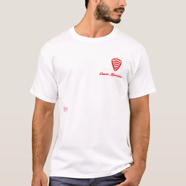 Alfa sporting heart (cuore sportivo) emblem shirt (Front)
