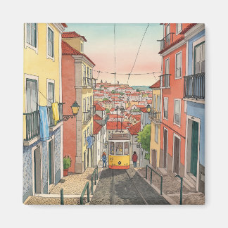 Alfama - Lisbon - Portugal Magnet