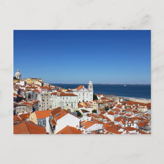 Alfama, Lisbon, Portugal Postcard (Front)