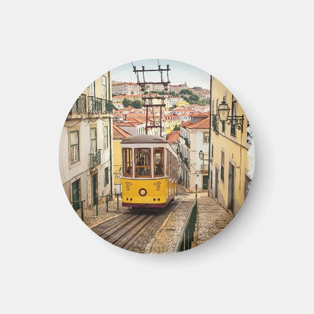 Alfama, Lisbon - Portugal - Tram Magnet (Front)