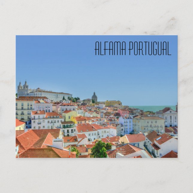 Alfama Portugal Postcard (Front)