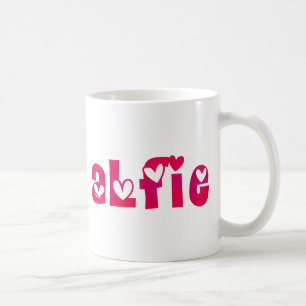 Alfie in Hearts Coffee Mug