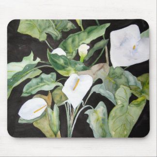 Alfombrilla ratón alcatraces en acuarela mouse mat