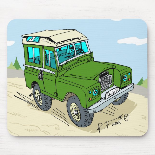AlfombrillaLRoverSerieII235197 Mouse Mat (Front)