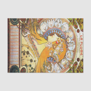 Alfons Mucha 1896 Zodiac Tissue Paper