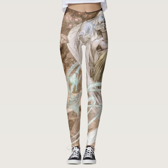 Alfons Mucha 1899 Le Pater Leggings (Front)