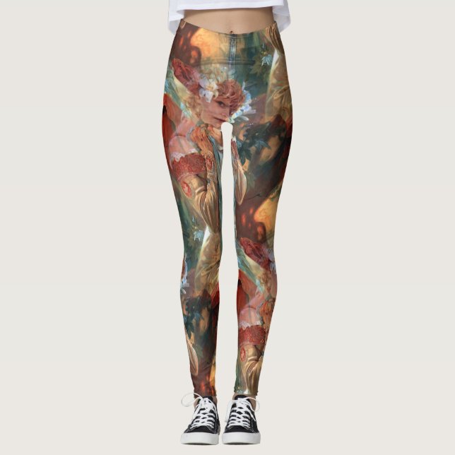 Alfons Mucha 1903 Lefevre Utile Leggings (Front)