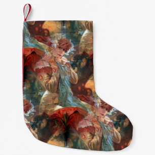 Alfons Mucha 1903 Lefevre Utile Small Christmas Stocking