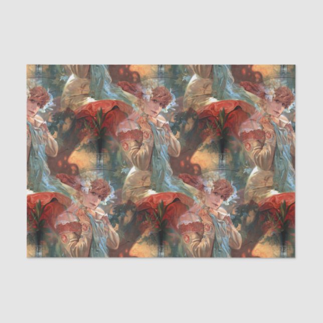 Alfons Mucha 1903 Lefevre Utile Tissue Paper (Front)