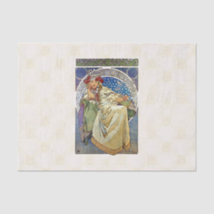 Alfons Mucha 1911 Princezna Hyacinta Tissue Paper