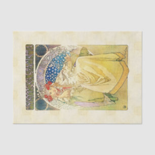 Alfons Mucha 1911 Princezna Hyacinta Tissue Paper